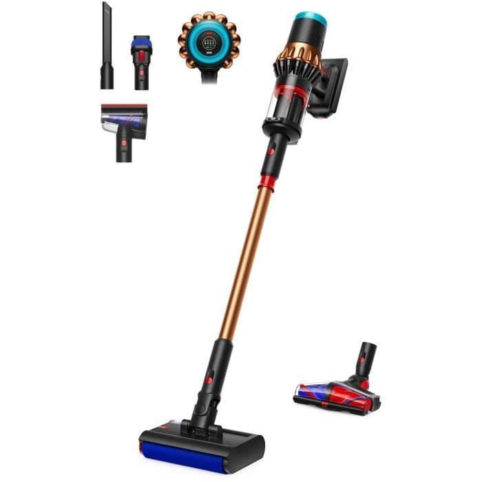 DYSON V16 Piston Animal Submarine - Aspirateur balai sans fil - Puissance 350 Airwatts - 3 en 1 : aspire, lave, aspirateur à main