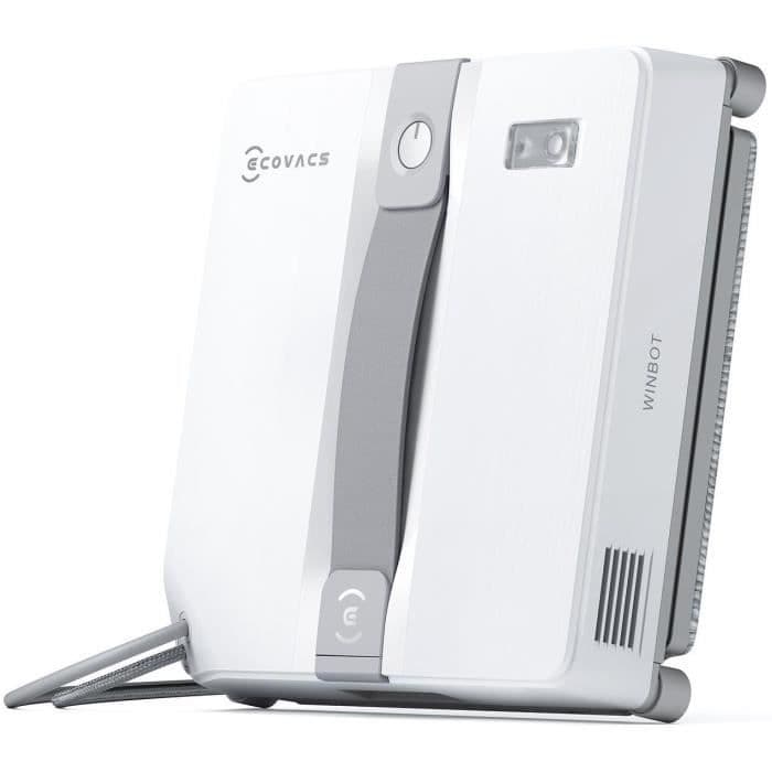 ECOVACS WINBOT Mini - Robot de Nettoyage de vitres - Design Compact - Double Buses avec pulvérisation ultrasonique