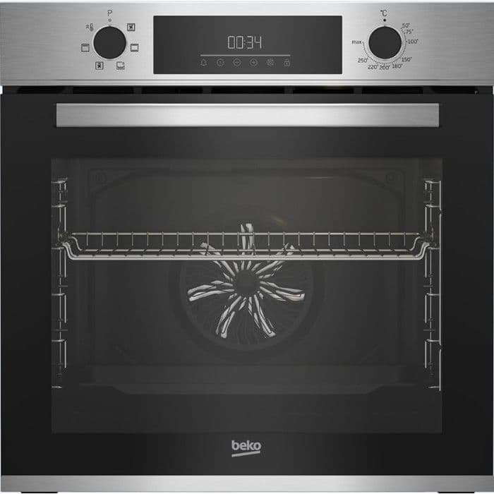 Four encastrable multifonction BEKO BBIE12300XD - Chaleur brassée - 72L - Inox