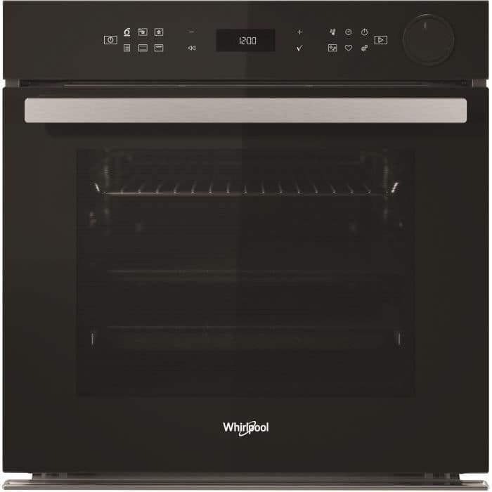Four encastrable - Multifonction Pyrolyse - Vapeur - Chaleur pulsée - WHIRLPOOL - AKZ9S8270NB - Noir - Porte froide - 73 L - A+
