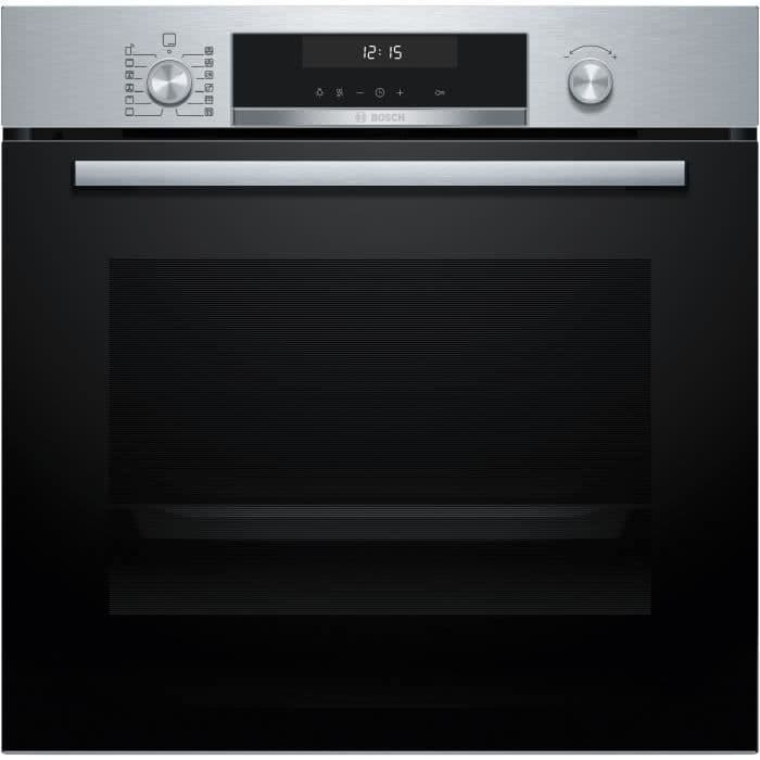 Four pyrolyse - BOSCH SER6 HBG578ES7F - 71 l - AutoPilot 30 - Air Pulsé 3D - Lèchefrite Airfry - A+