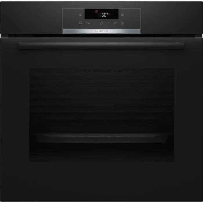 Four pyrolyse Softclose - BOSCH SER4 - HQG572BB3F - Noir - 8 modes de cuisson - 59,5 x 59,4 x 54,8 cm