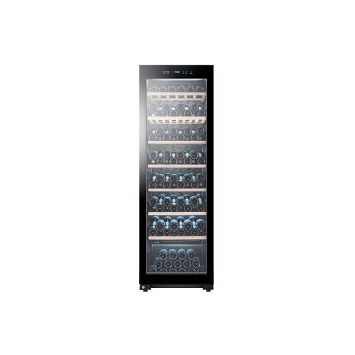 HAIER WS171GA - Cave vin de vieillissement - 171 bouteilles - Pose libre - A - L59.5 x H185 cm - Noir