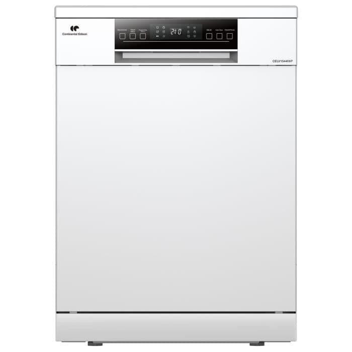 Lave-vaisselle pose-libre - CONTINENTAL EDISON - CELV1544IWP - 15 couverts - Inverter - 60 cm - 42 dB - Blanc