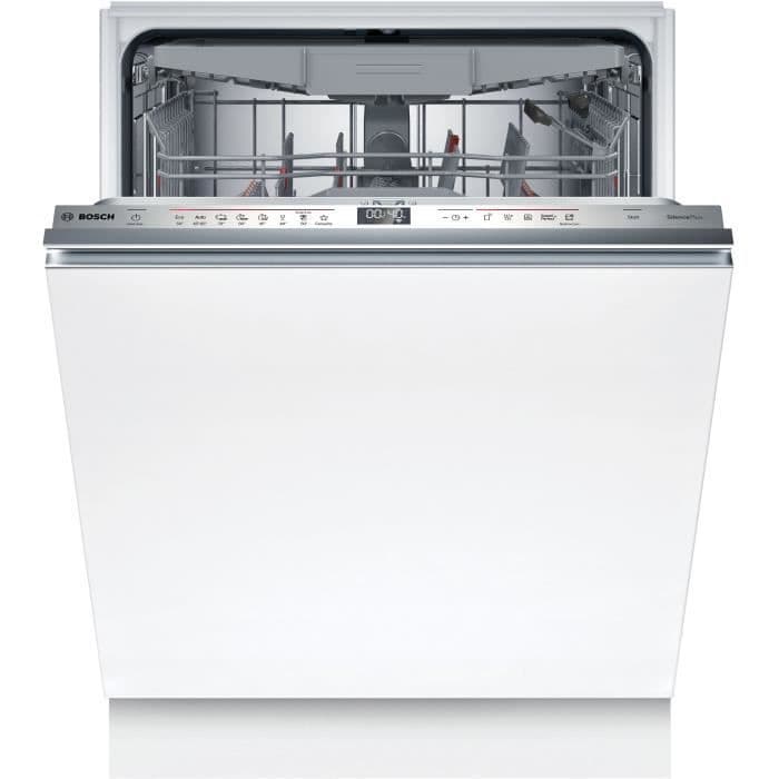 Lave-vaisselle tout encastrable BOSCH SMH6ECX12E SER6 - 14 couverts - 42 dB - porte à glissières - tiroir à couverts