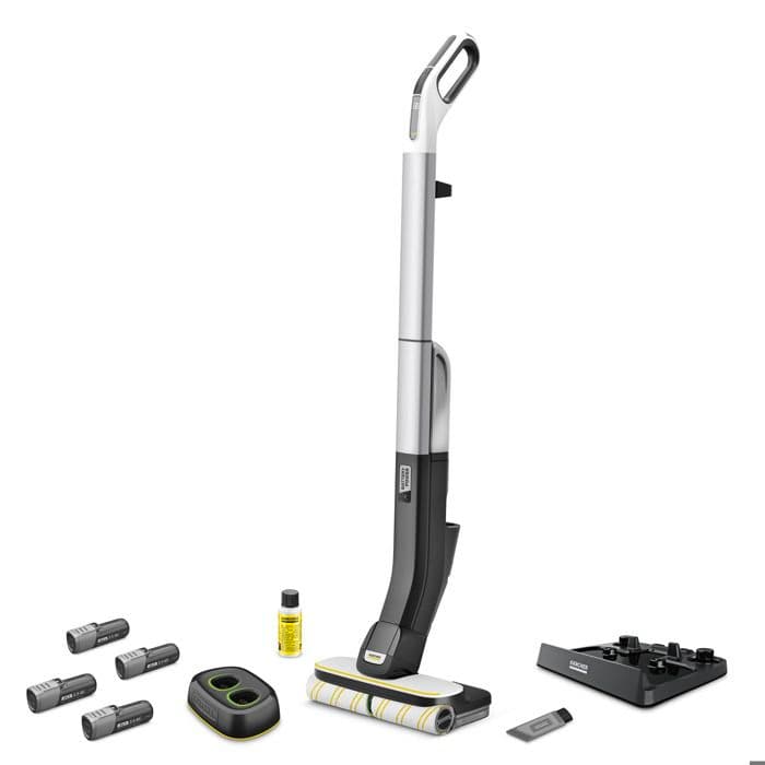 Nettoyeur de sols Karcher FC 4-4 4B Duo - 4 batteries- Autonomie 60 min