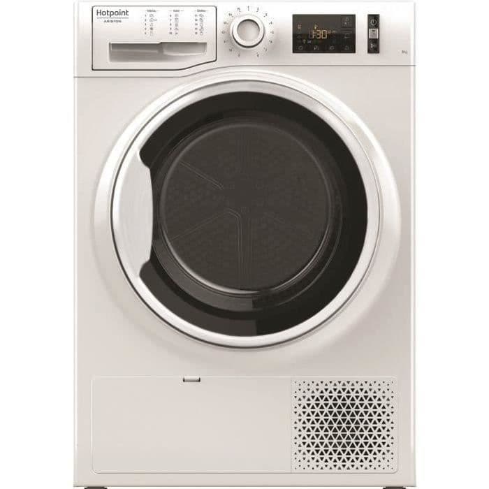 Sèche-linge pompe à chaleur HOTPOINT NTM1191WKEU - 9 kg - L60cm - Blanc