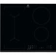 Table de cuisson ELECTROLUX - 4 foyers - L60 x 67,80 cm - LIV6343 - 7350W - Revêtement verre - Noir