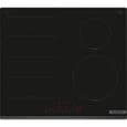 Table induction - BOSCH SERIE 6 PIX631HC1E - 4 foyers - 7400 W - Multitouch+ - Zone flex - Noir