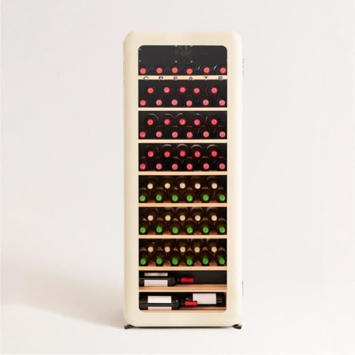 Cave à vin électrique - Create - WINECOOLER RETRO - 12, 45 ou 76 bouteilles - Design rétro