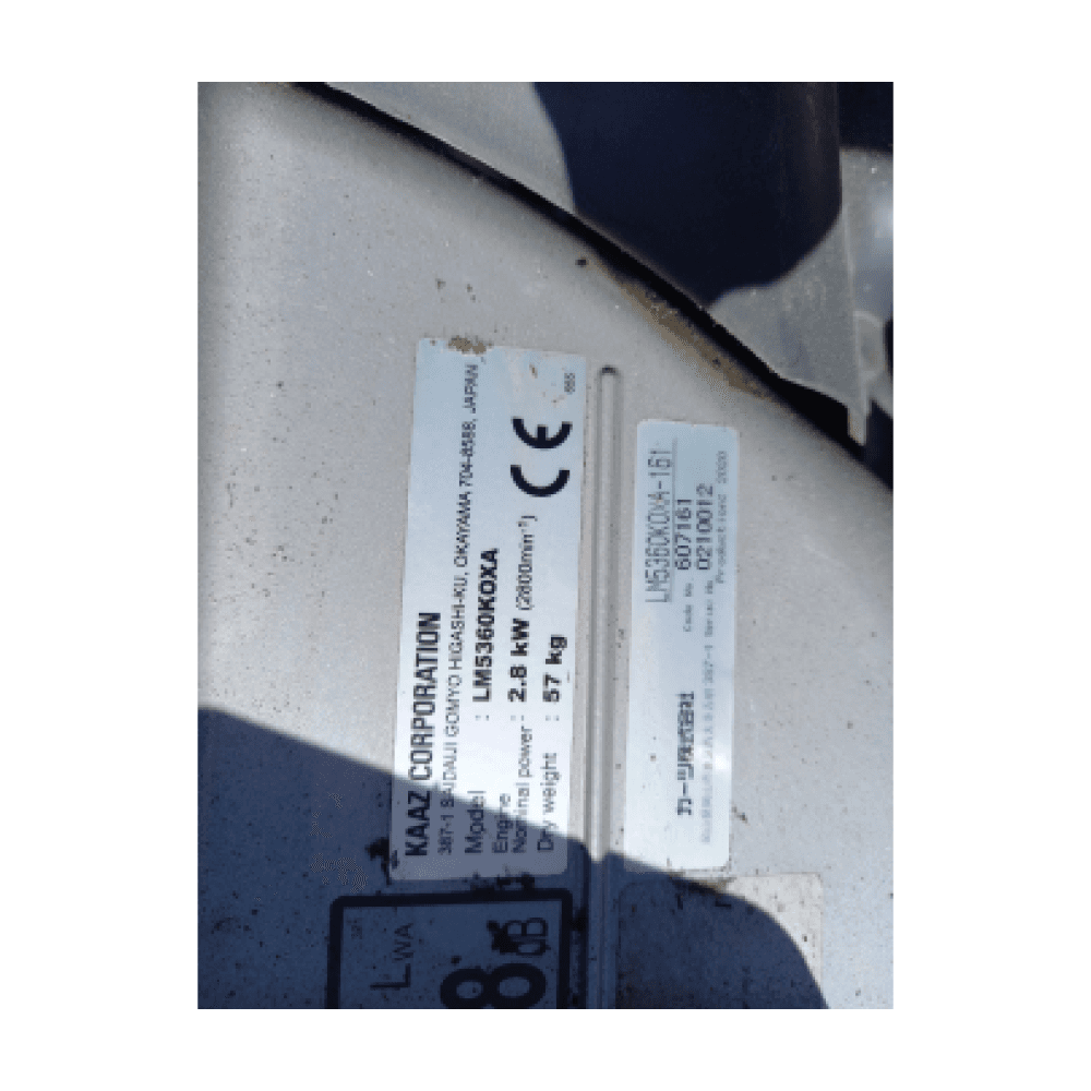 Tondeuse professionnelle Kaaz LM5360KOXA d'occasion – moteur Kohler, carter aluminium 52 cm