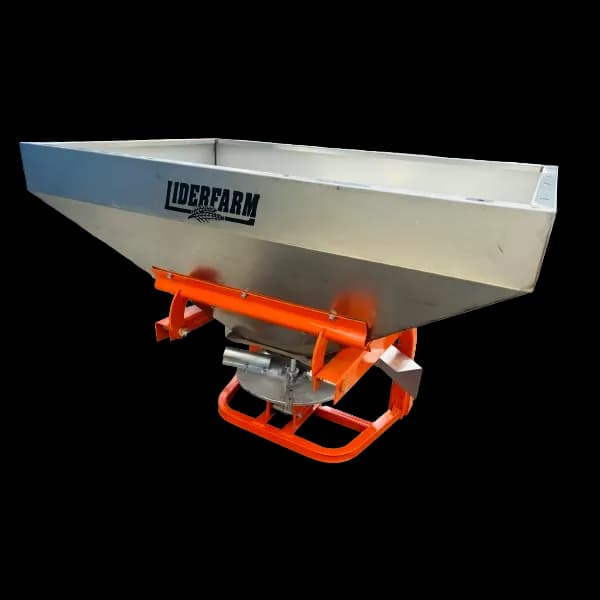 Epandeur d'engrais 800L en acier inoxydable