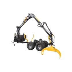 REMORQUE FORESTIERE 1,5T AVEC GRUE 3,3M - Performances Fiabilité