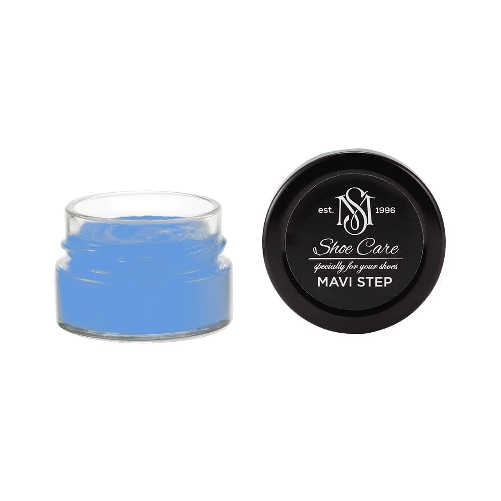 Leather Shoe Cream Dye (Royal Azure) S 1550-R80B | Custom Color Match Repair Polish | MAVI STEP C01