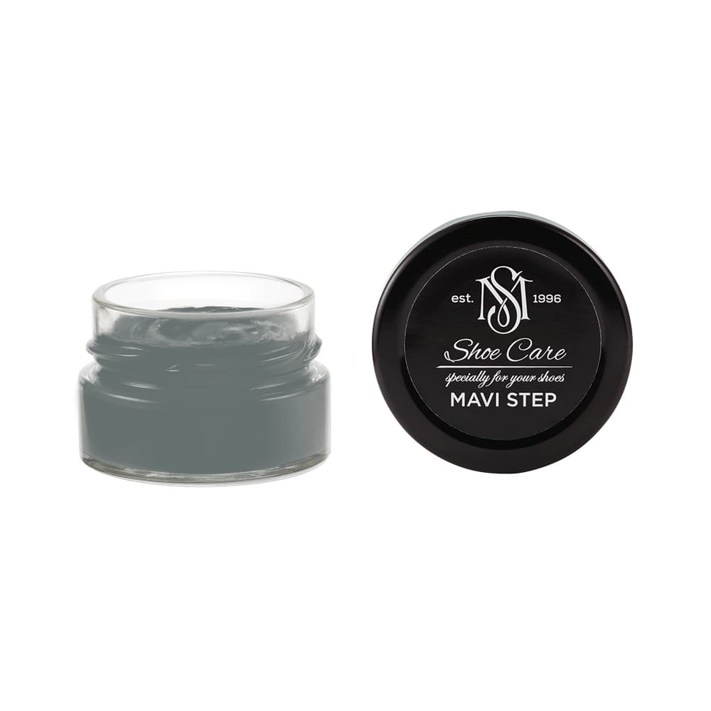 Leather Shoe Cream Dye (Dark Sage Grey Charcoal) S 6005-B80G | Custom Color Match Repair Polish | MAVI STEP C01