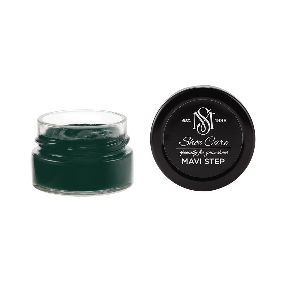 Leather Shoe Cream Dye (Near Black Green) S 8010-B90G | Custom Color Match Repair Polish | MAVI STEP C01