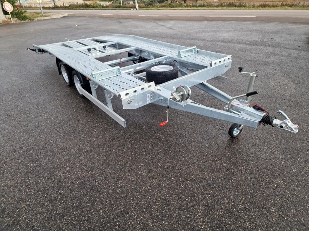 Boro Jupiter NB 4527 Autotransportanhänger â 450Ă200 cm â zulässiges Gesamtgewicht 2700 kg