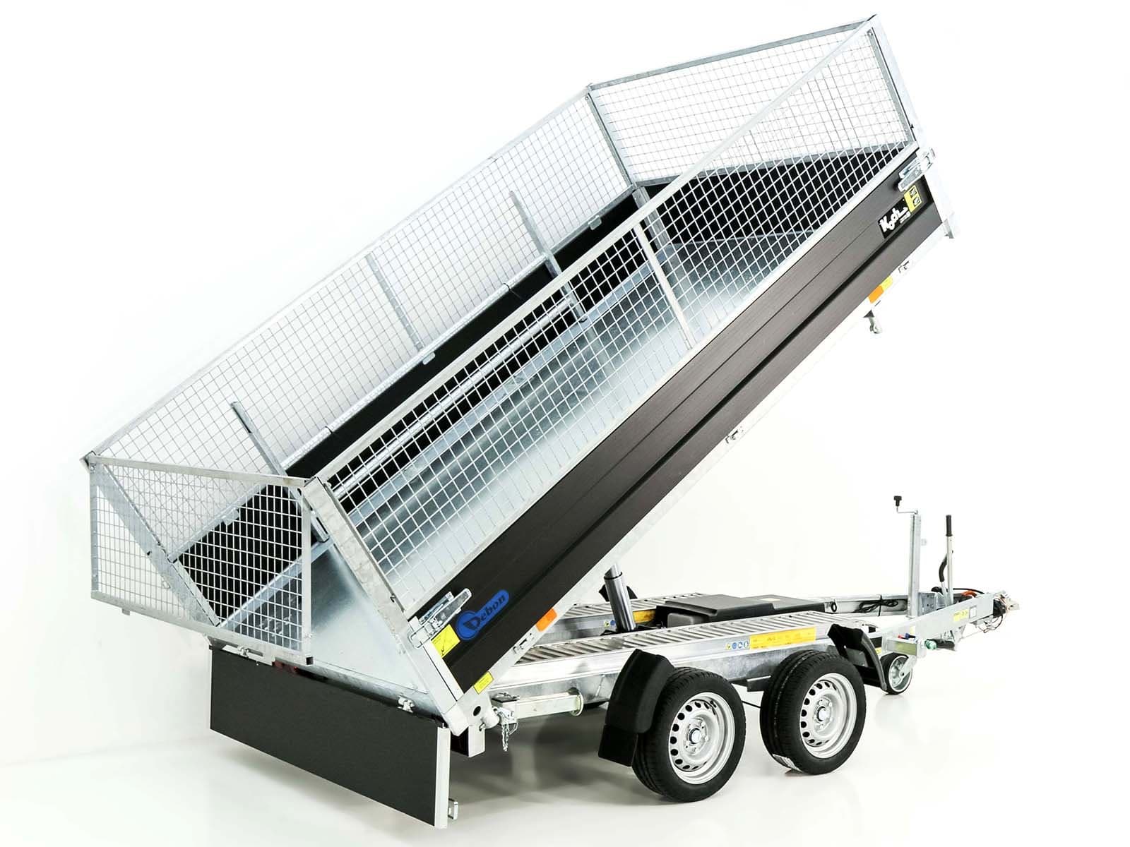 Debon Dreiseitenkipper 180×324 3,5t – Black Edition – Gitter – Rampen – Stützen Neufahrzeug