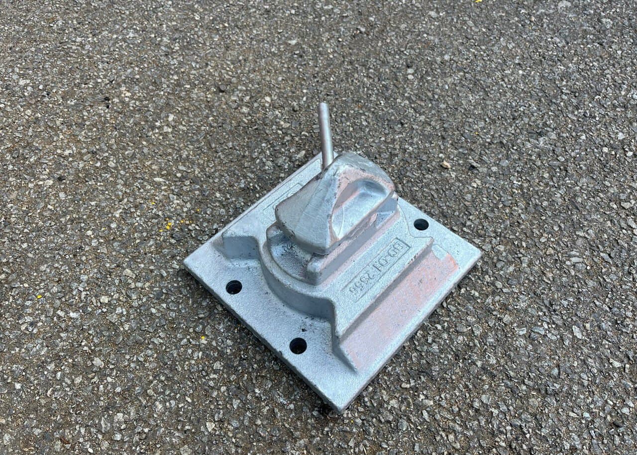 Container Twistlock mit Grundplatte – Gerade Ausführung – ISO Verriegelung aus 40Cr Stahl zur Containerbefestigung