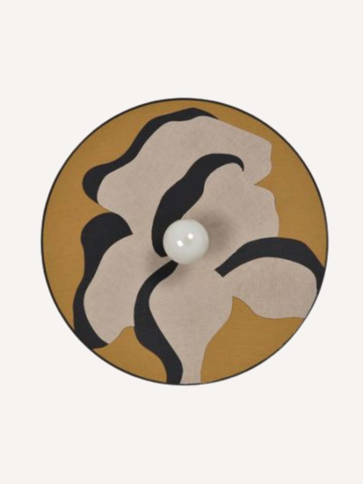 Applique nostalgia curry, Sonia Laudet Ø60cm - Market Set