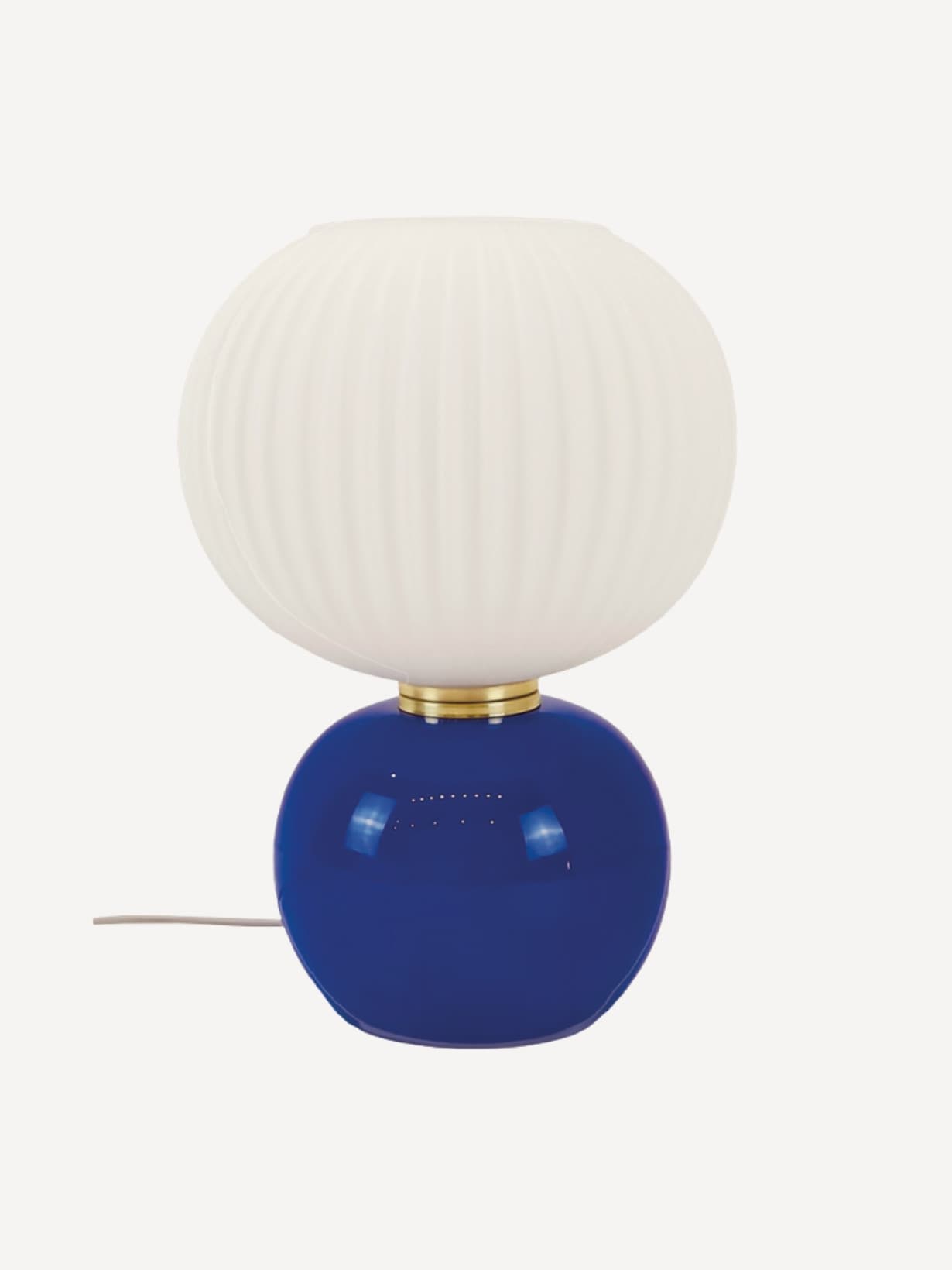 Lampe en verre, Adonis PM Bleu foncé - Opjet