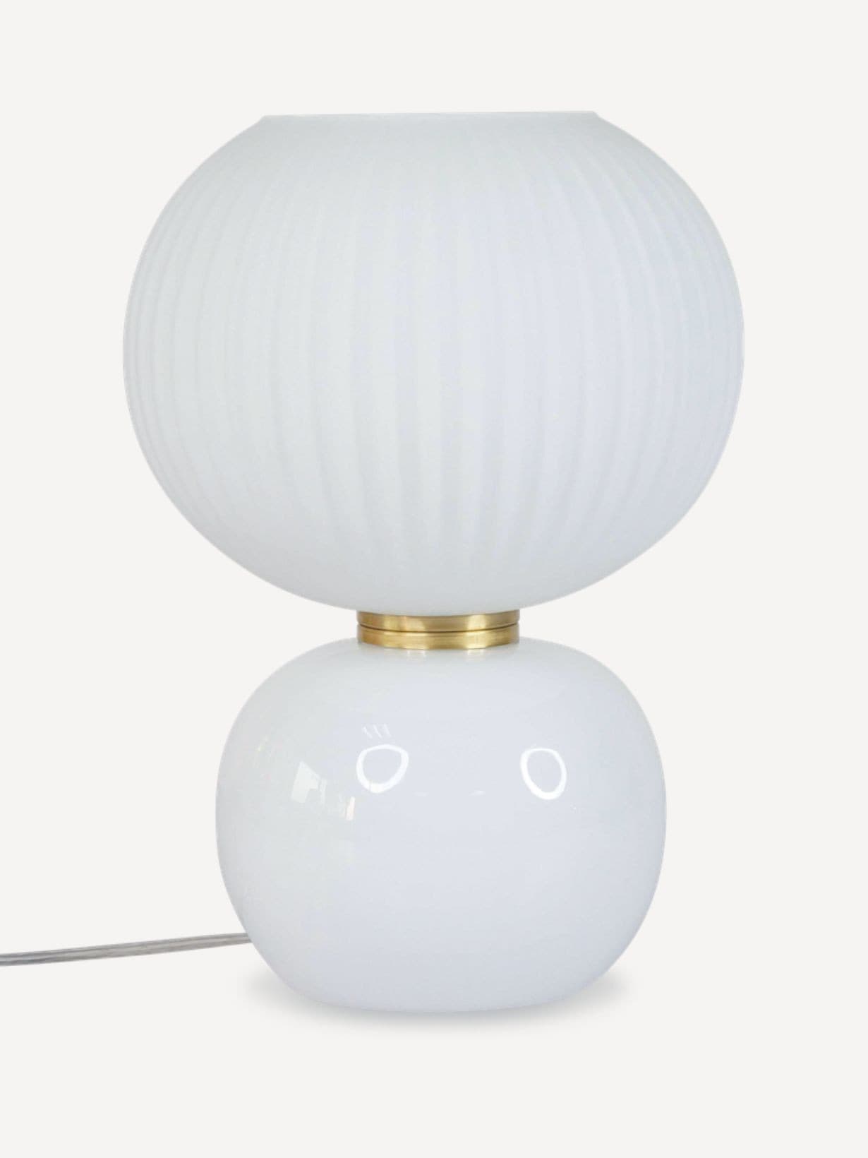 Lampe en verre, Adonis GM Blanc - Opjet