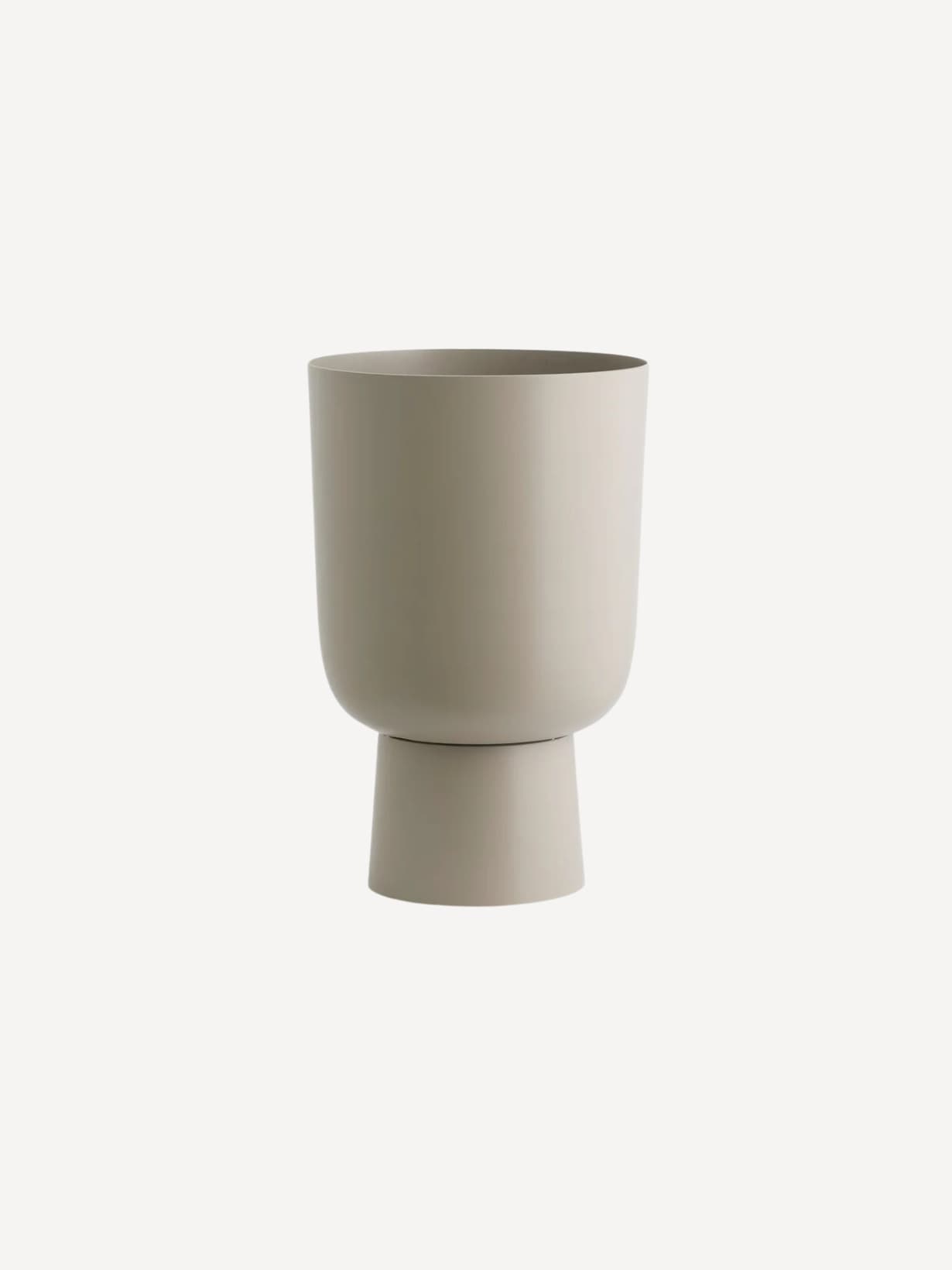 Jardinière en aluminium, Galoa M Beige - NORDAL