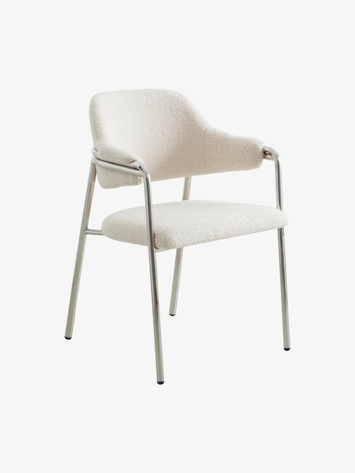 Chaise en acier inoxydable, Albert Blanc - NORDAL