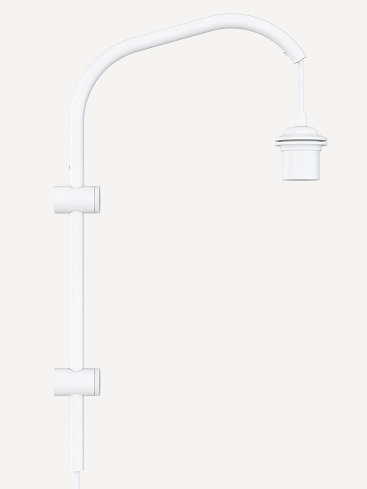 Support d'applique murale en acier, Willow Blanc Mini - Umage