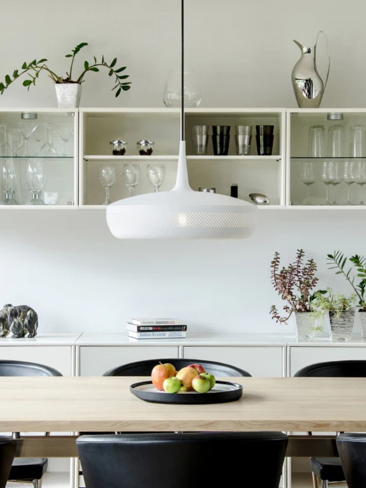 Abat-jour en aluminium, Clava Dine Blanc Matt - Umage