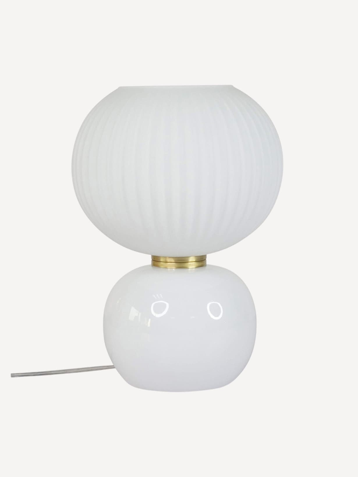 Lampe en verre, Adonis PM Blanc - Opjet