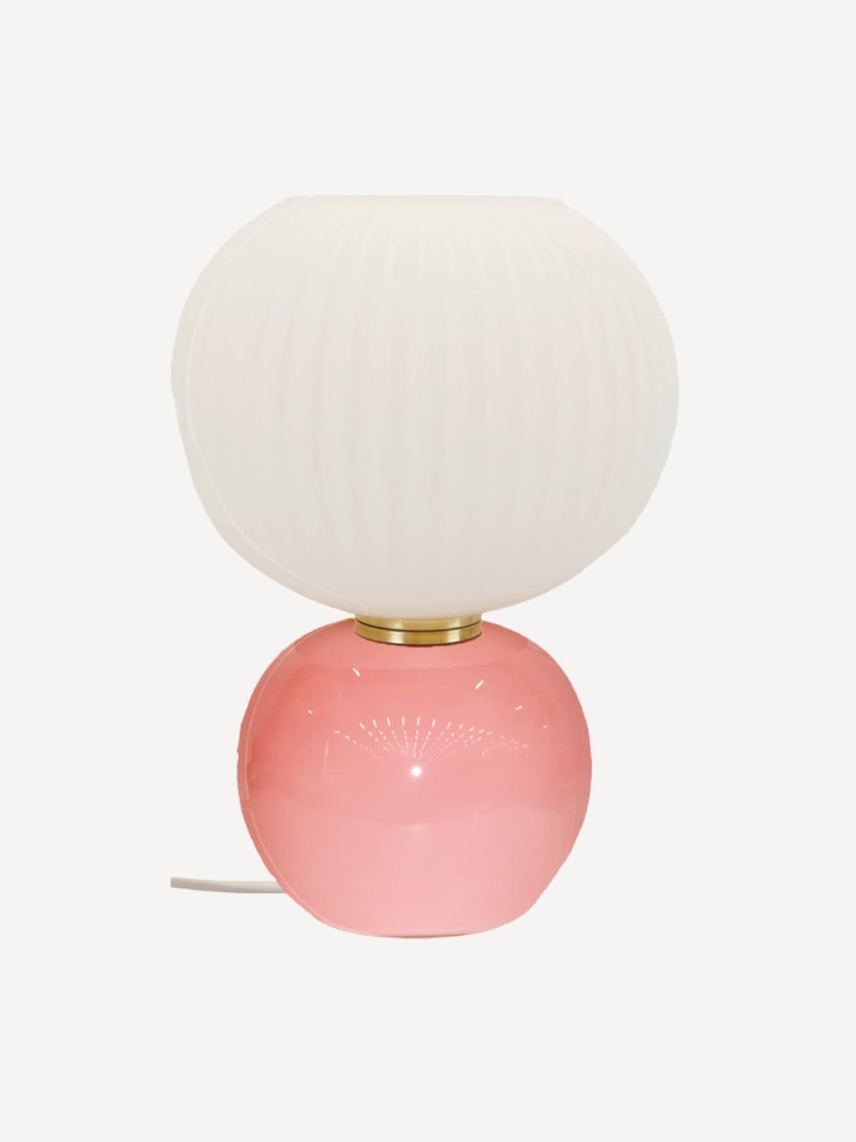 Lampe en verre, Adonis PM Rose - Opjet