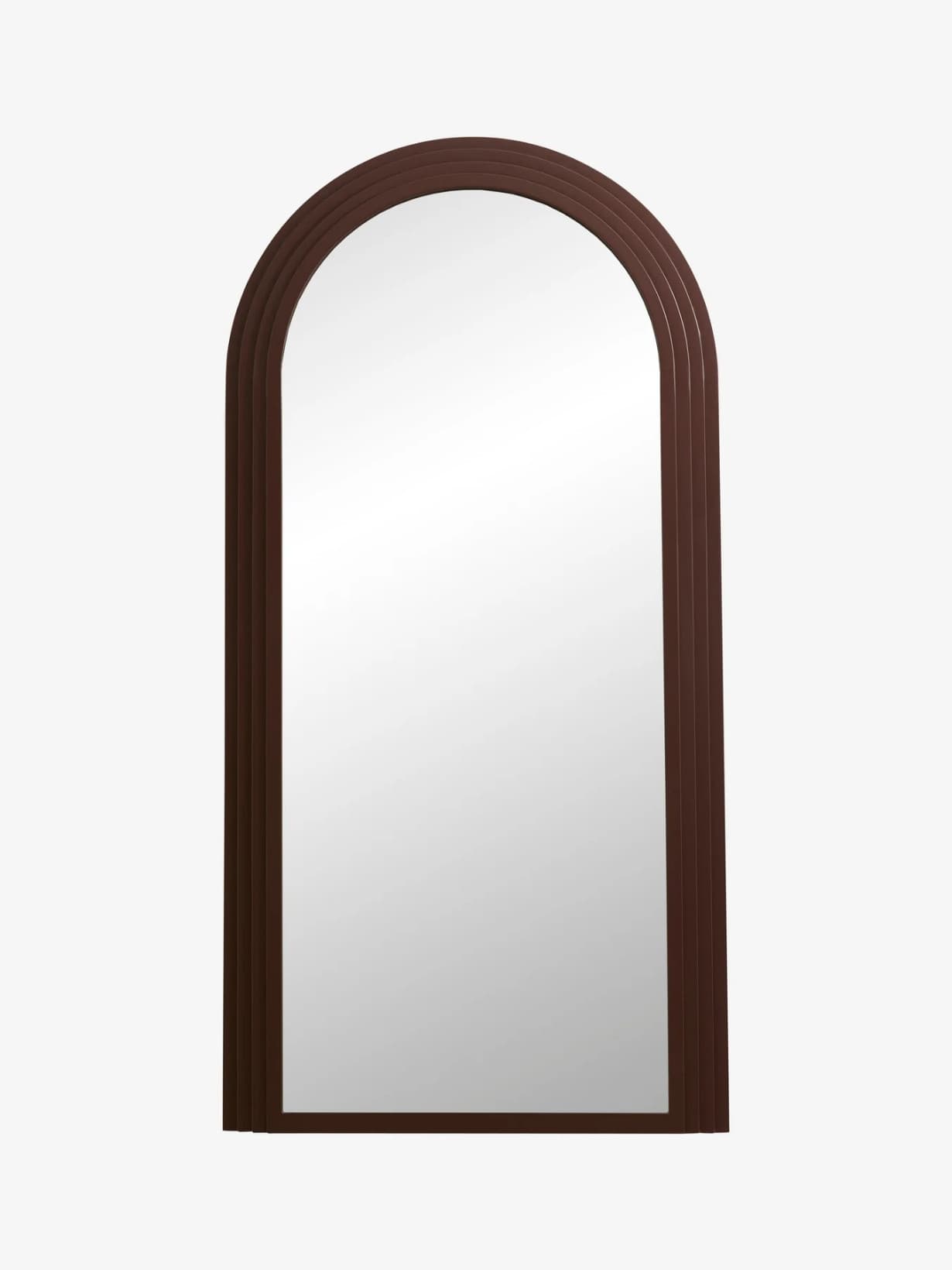 Miroir mural arrondi avec cadre en métal, Falco Terracotta - NORDAL