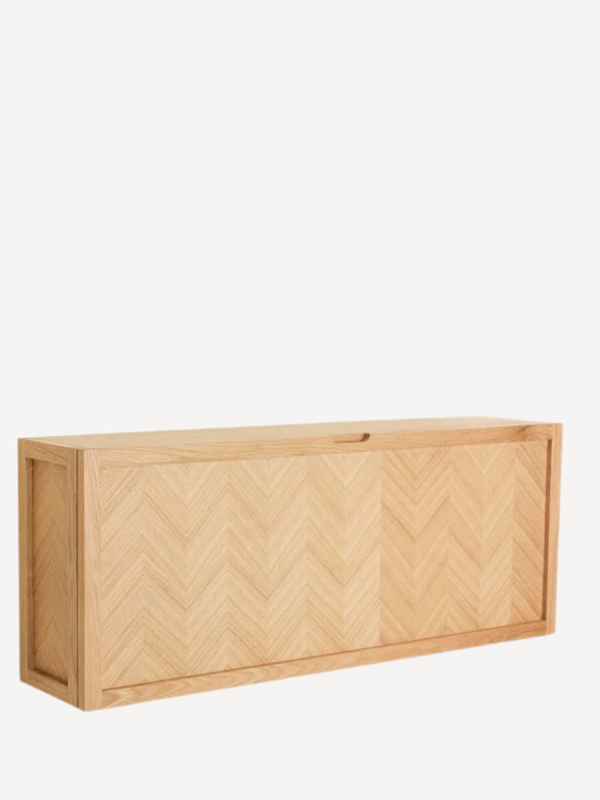 Meuble à chaussure en bois naturel, Herringbone L - Hübsch