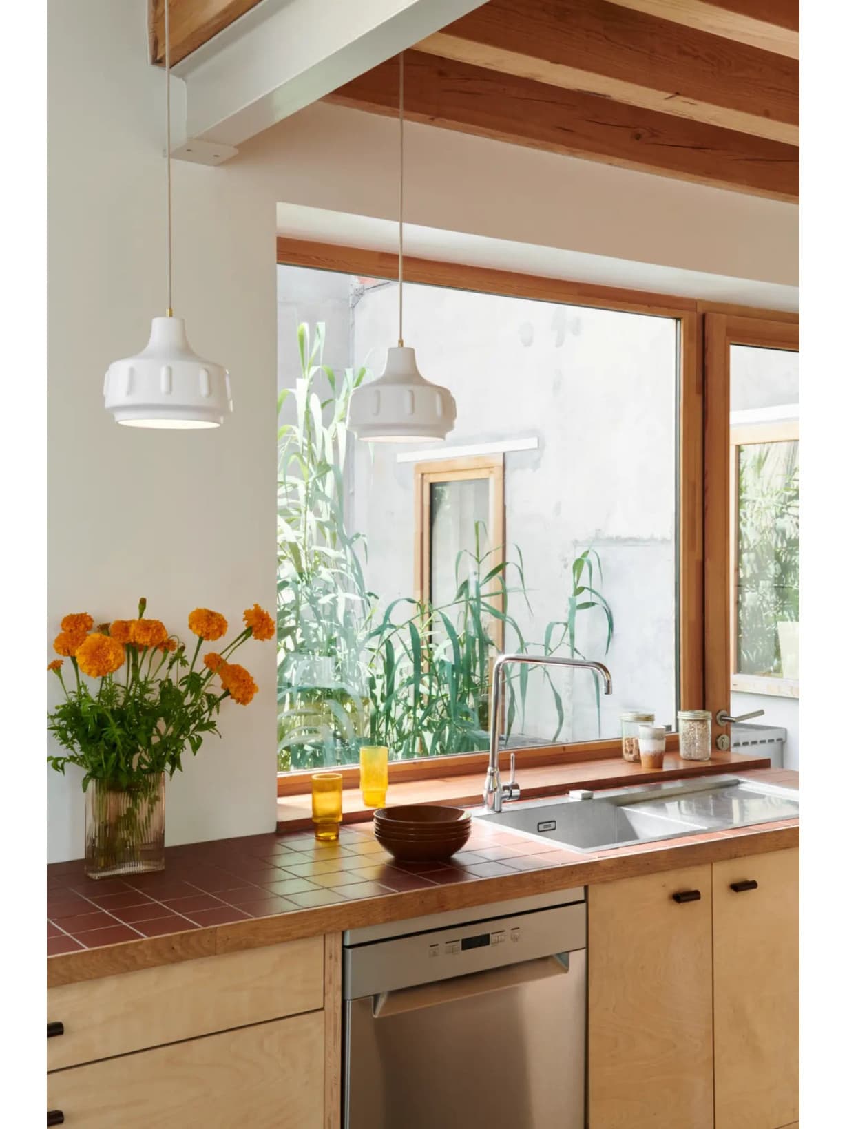 Suspension en céramique avec motif relief, Jimmy D25 - Market Set