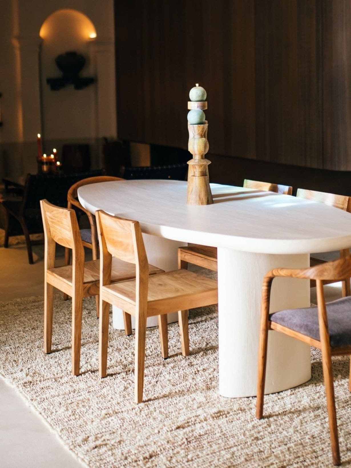 Lot de 2 chaises en bois d'acacia, Alberton - POMAX