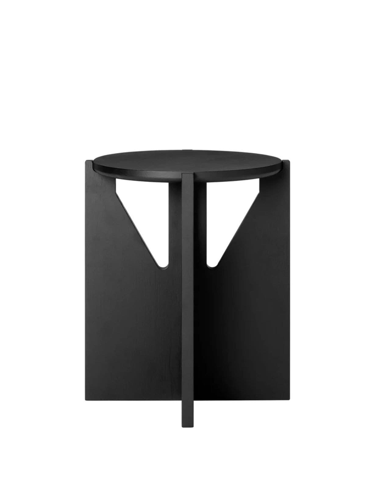 Tabouret en chêne, Simple Chêne noir - KRISTINA DAM