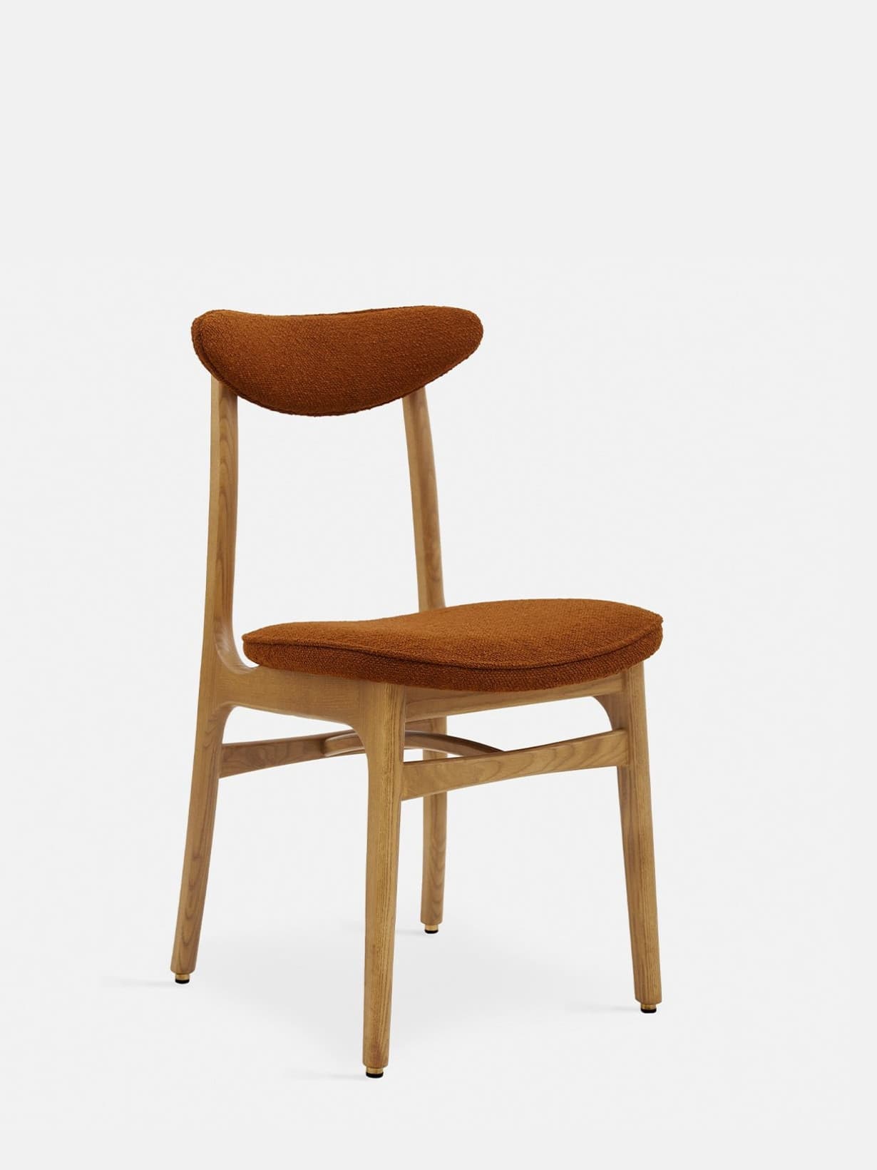 Chaise en frêne massif, Série 200-190 tissu bouclette Frêne naturel - 366 Concept