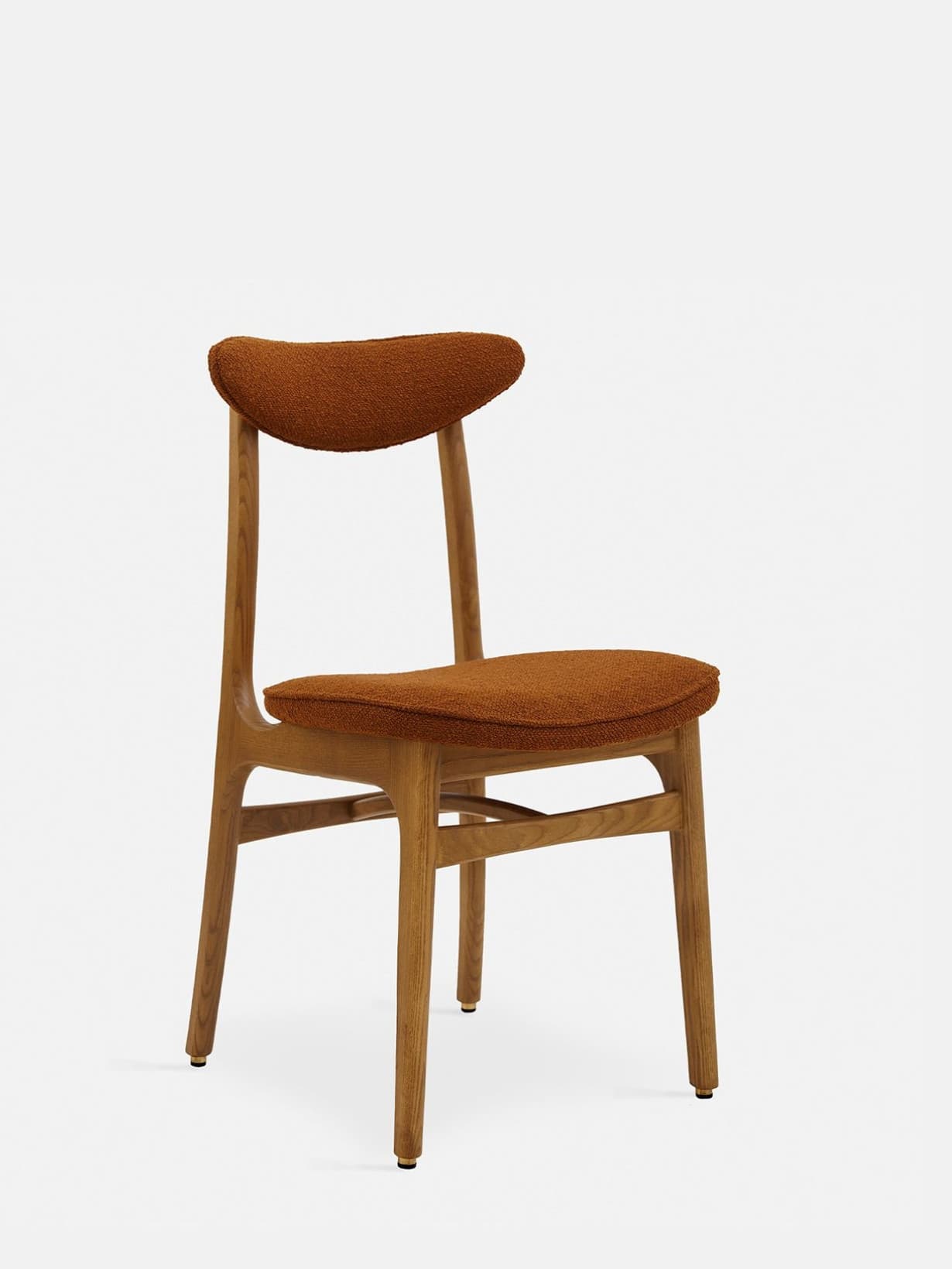 Chaise en frêne massif, Série 200-190 tissu bouclette Frêne foncé - 366 Concept