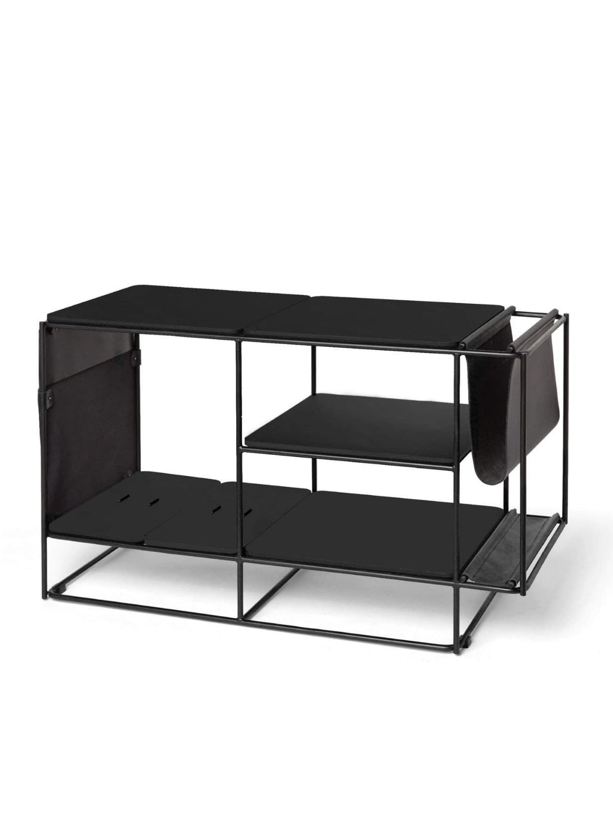 Meuble Hi-Fi modulable, Lines Noir - La Boîte Concept