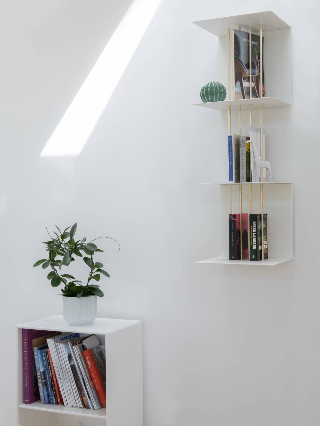 Étagère en acier et aluminium, Teaser Blanc - Umage