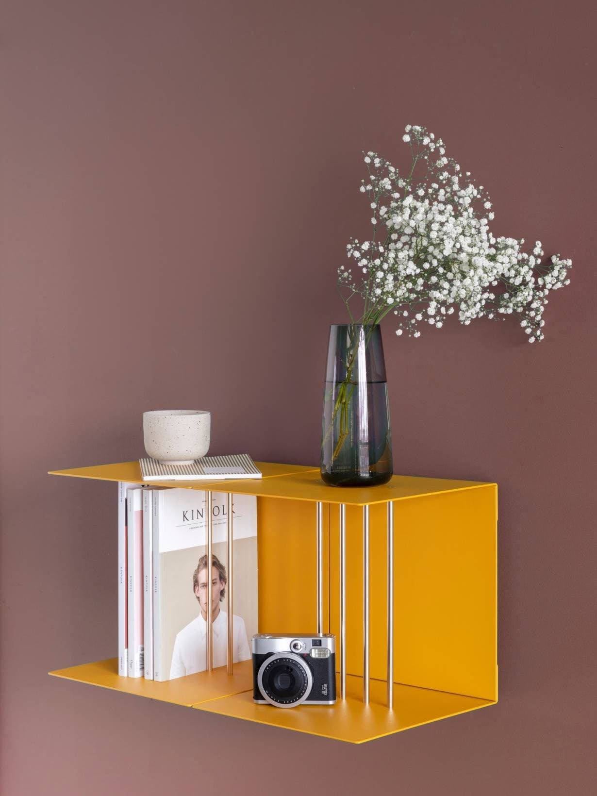 Étagère en acier et aluminium, Teaser Jaune - Umage