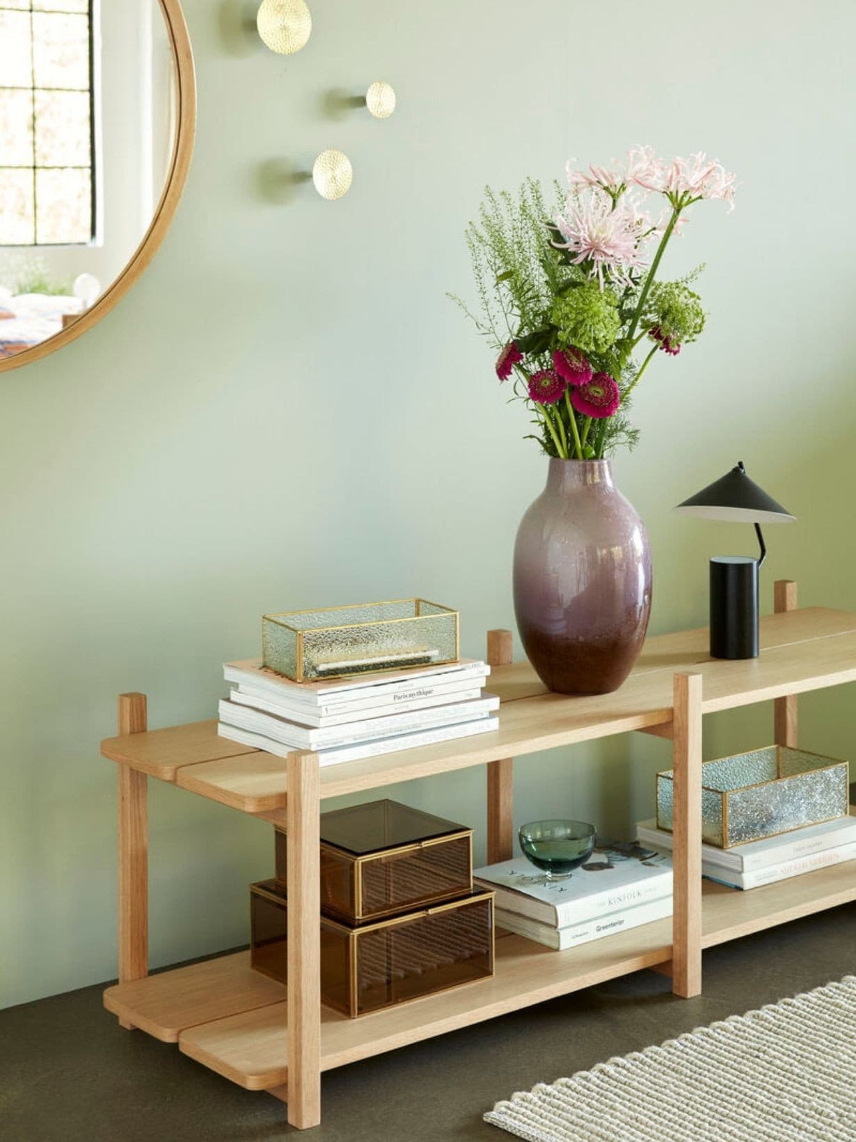 Étagère en chêne naturel, Mason - Hübsch