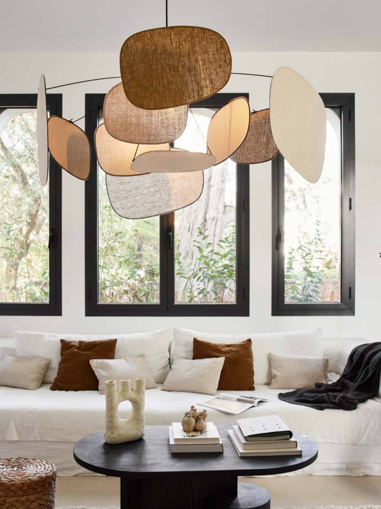 Suspension en lin 10 écrans, Screen 70's - Market Set