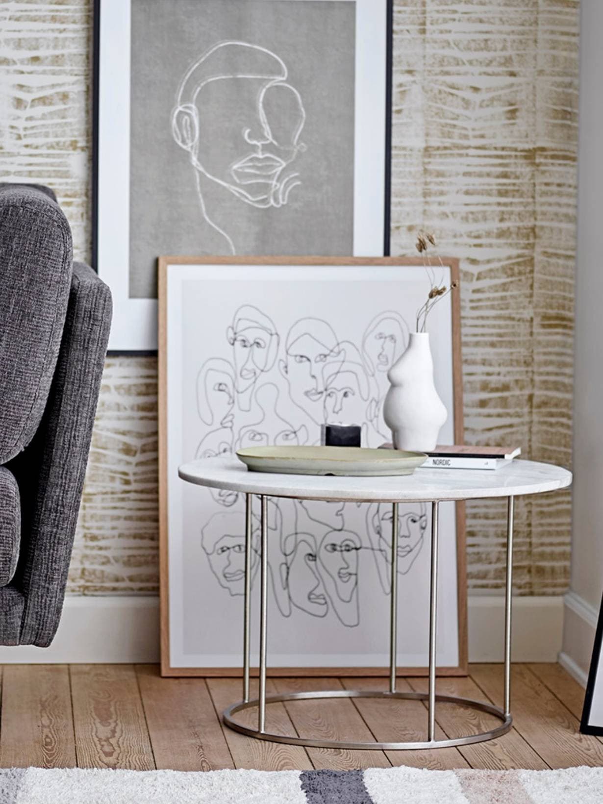 Vase en céramique-nu féminin, Elora - Bloomingville