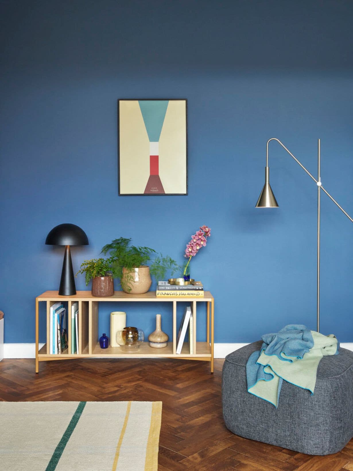 Cadre en chêne noir avec photo 50 x 70 cm, Isak - Hübsch