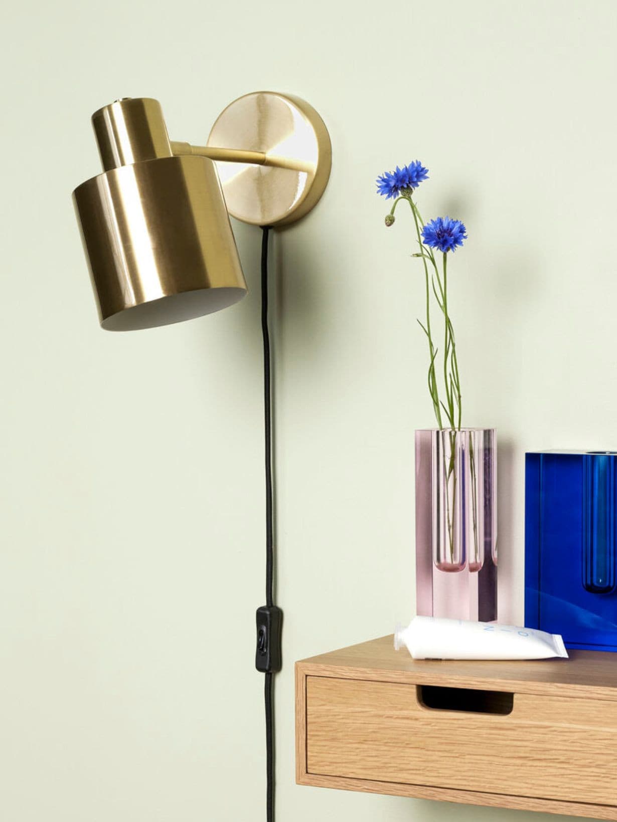 Lampe murale orientable, Fuse Laiton - Hübsch