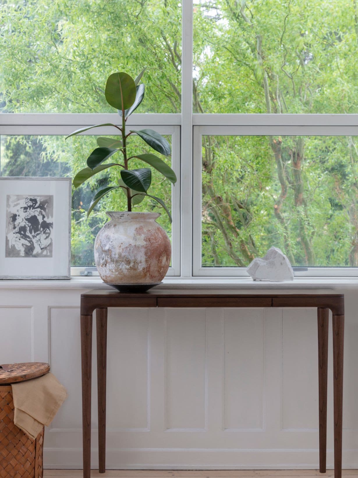 Console en chêne naturel, Heart & Soul chêne foncé - Umage