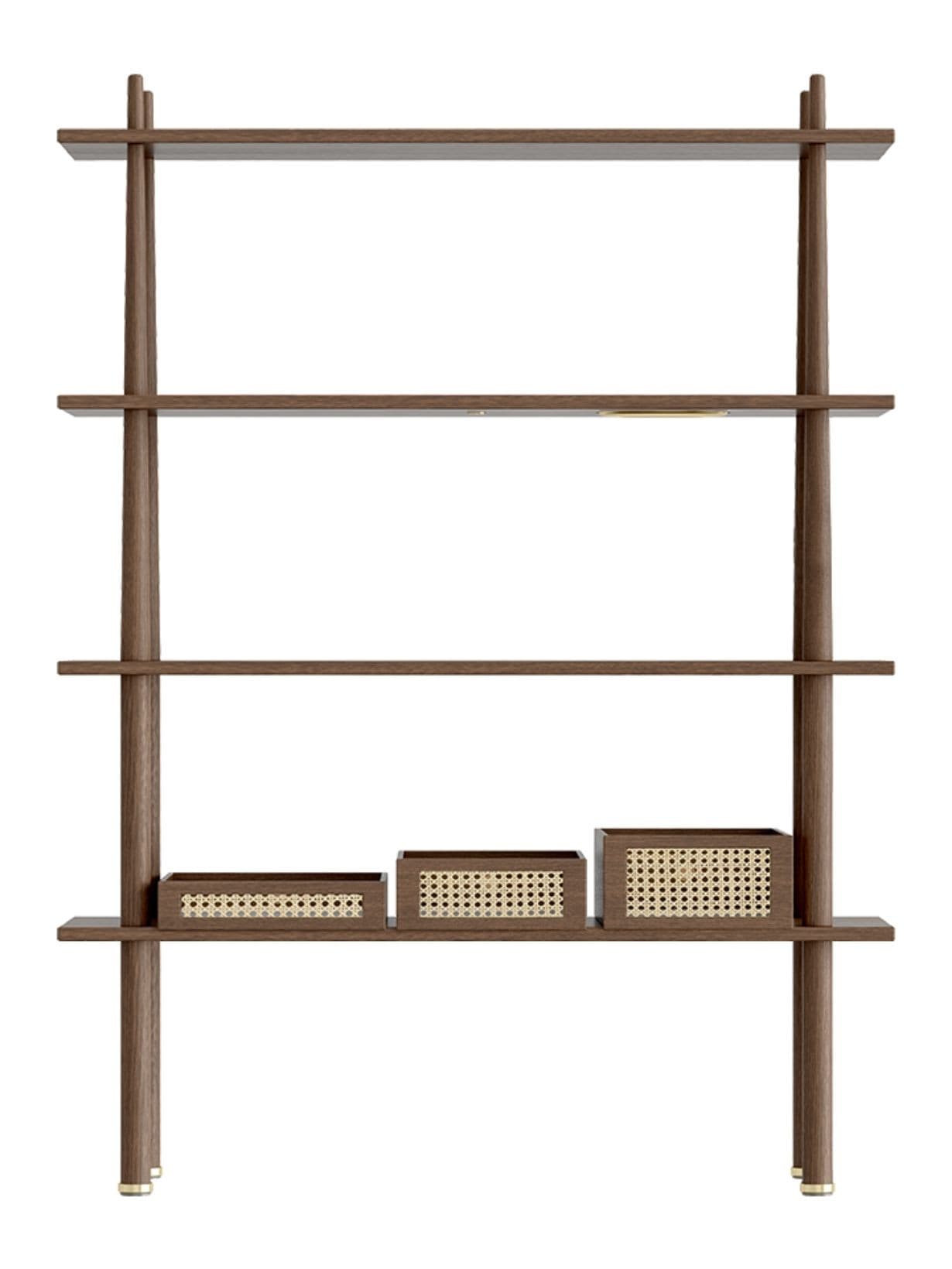 Étagère en bois de chêne, Stories Chêne foncé - Umage