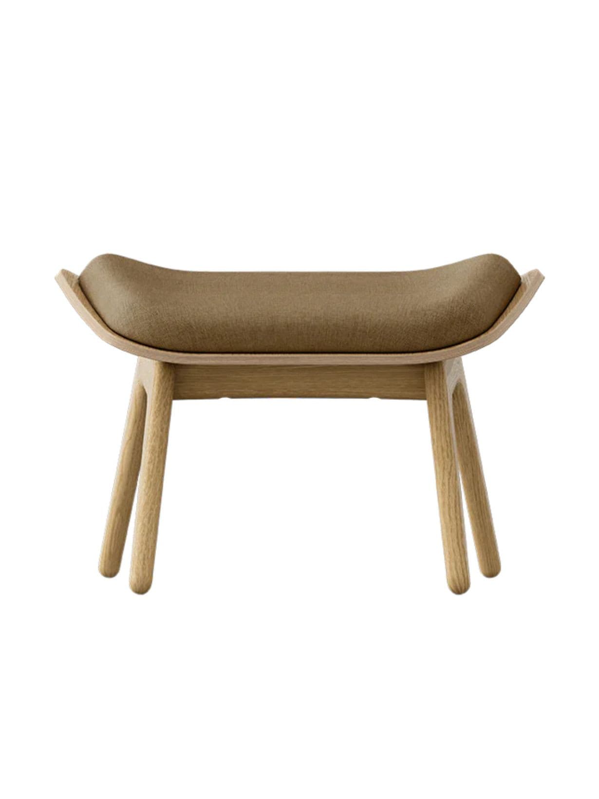 Repose-pieds en chêne clair, The Reader Horizon Marron - Umage